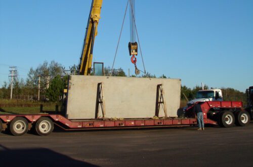Concrete Wall Panel on Truck