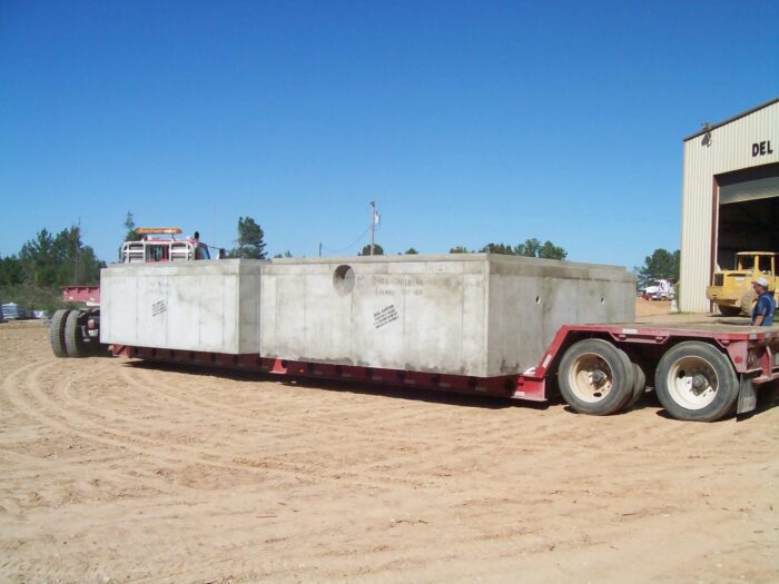 Concrete Wet Well on truck