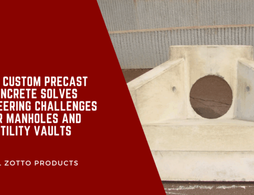 How Custom Precast Concrete Solves Engineering Challenges for Manholes and Utility Vaults